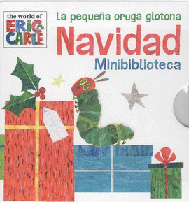 ESTUCHE LA PEQUE�A ORUGA GLOTONA NAVIDAD MINIBIBLIOTECA