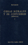 OBRAS MORALES Y COSTUMBRES I