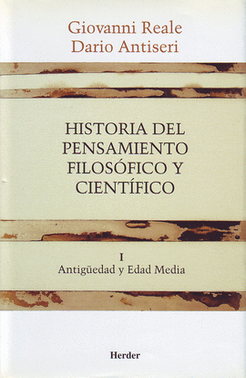 HISTORIA DEL PENSAMIENTO FILOS�FICO Y CIENT�FICO I